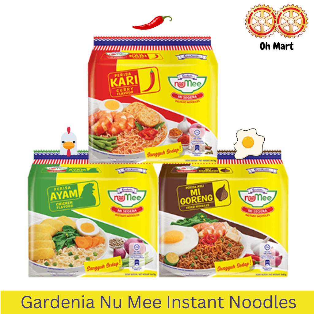 Gardenia Nu Mee Instant Noodles Kari/Ayam/Mi Goreng | Shopee Malaysia