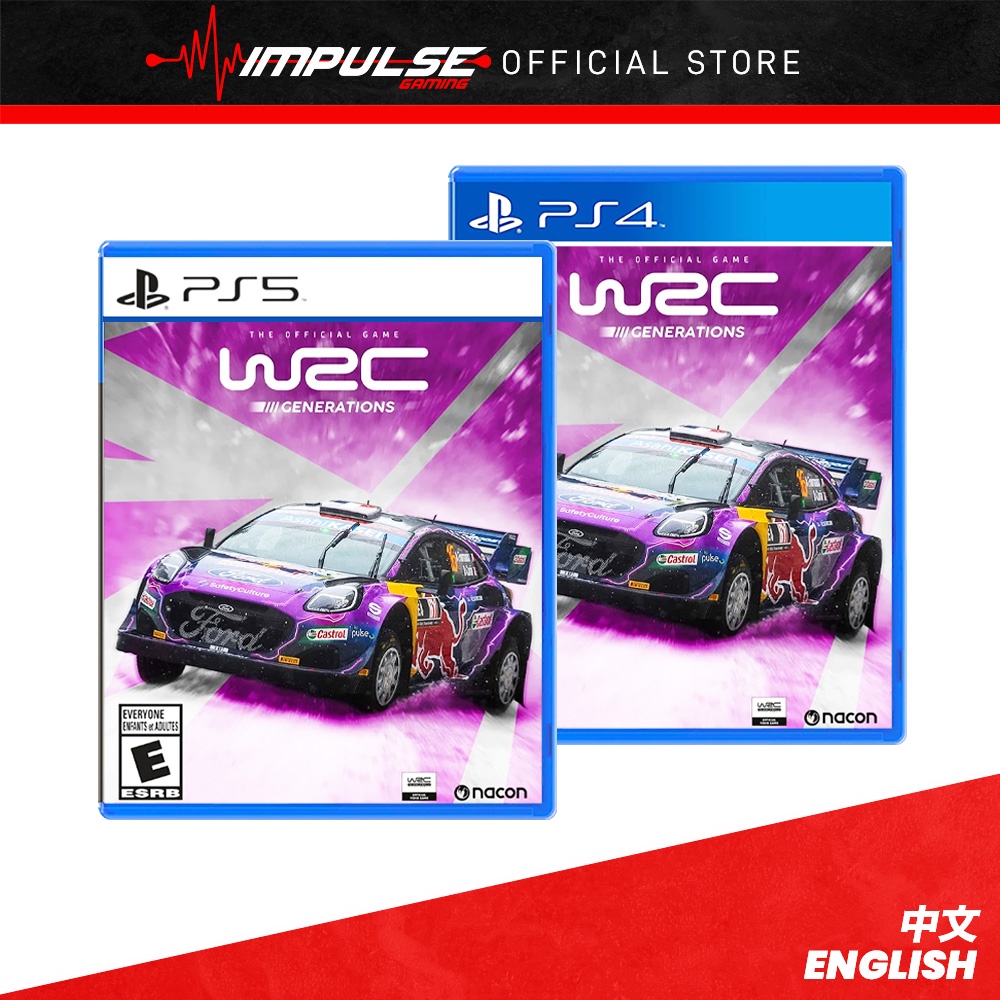 PS4/PS5 WRC Generations Chi/Eng Version 世界越野冠軍賽 中英文版