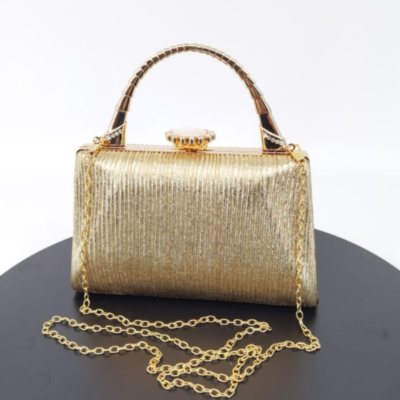 JEssie Evening Clutch Bag for Women Satin Crossbody Bags Elegant Evening Wedding Clutch Purses Vintage Banquet Handbag,with Chain 