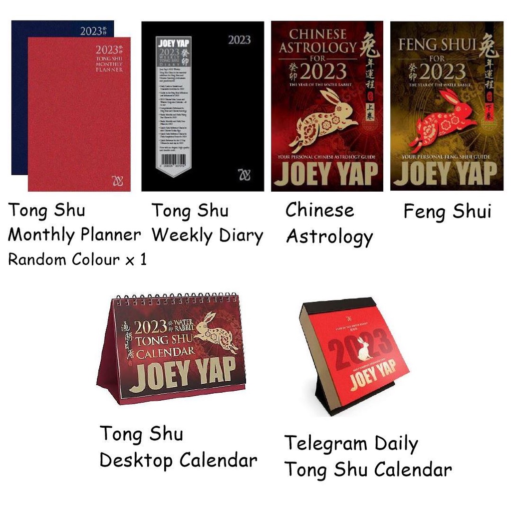 Joey Yap 2023 Tong Shu Weekly Diary / Planner or Diary / Desktop