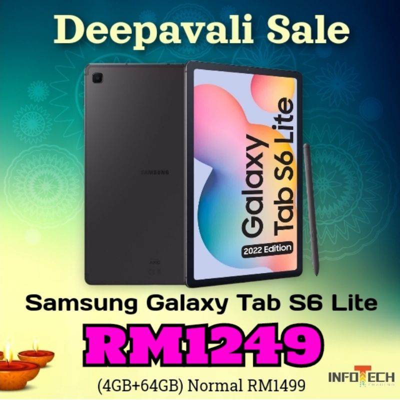 100 Original Samsung Galaxy Tab S6 Lite P610 Sme Warranty New Set Tab