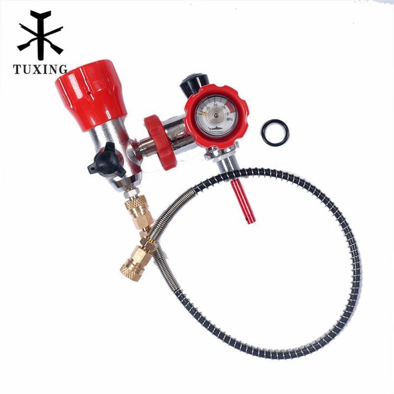 包邮4500PSI Filling Station for Carbon Fiber Tank Cylinder Bottle Valve Connection for Gas Transfer or Tank Refilling Big