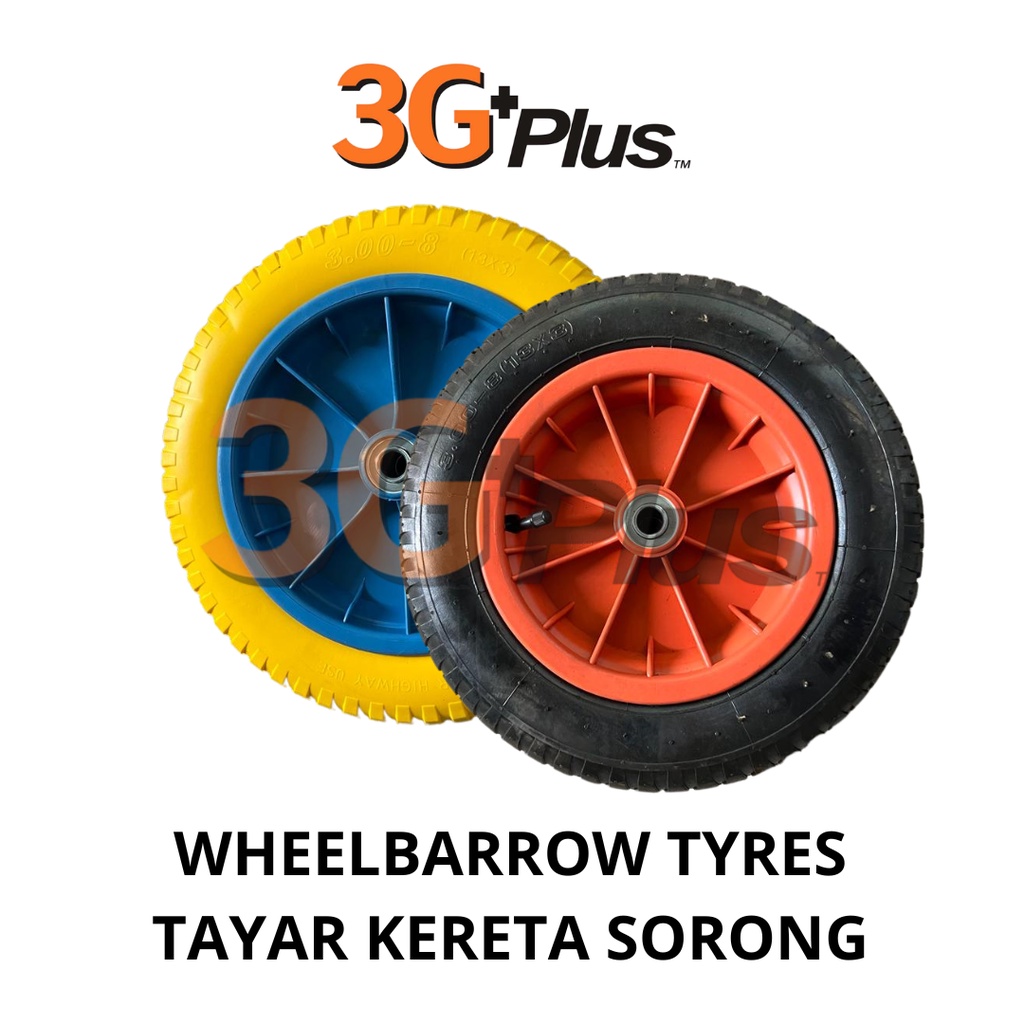 [Air Wheel/PU Foam Wheel] Heavy Duty Wheel Barrow Tyre Tayar Kereta