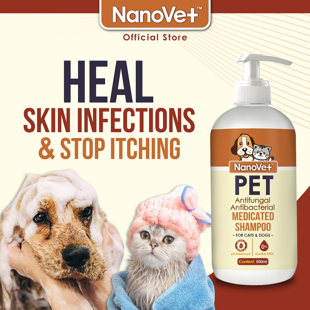 Nanovet™ Pet Medicated Shampoo for Cat and Dog Shopee Malaysia