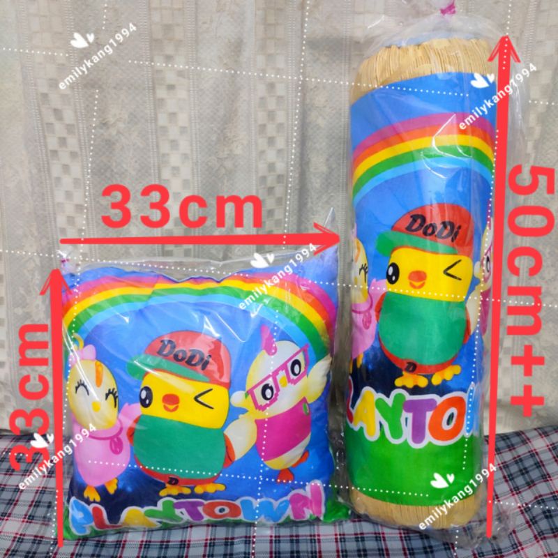 COMBO SET Didi Doraemon Kuromi Bantal peluk petak Kartun bolster sofa pillow cartoon soft stuffed toy toys gift kids