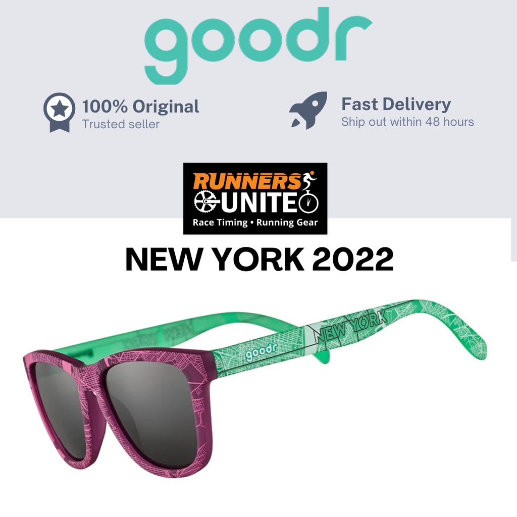 Goodr OG New York 2022 Marathon Limited Edition Polarized Running