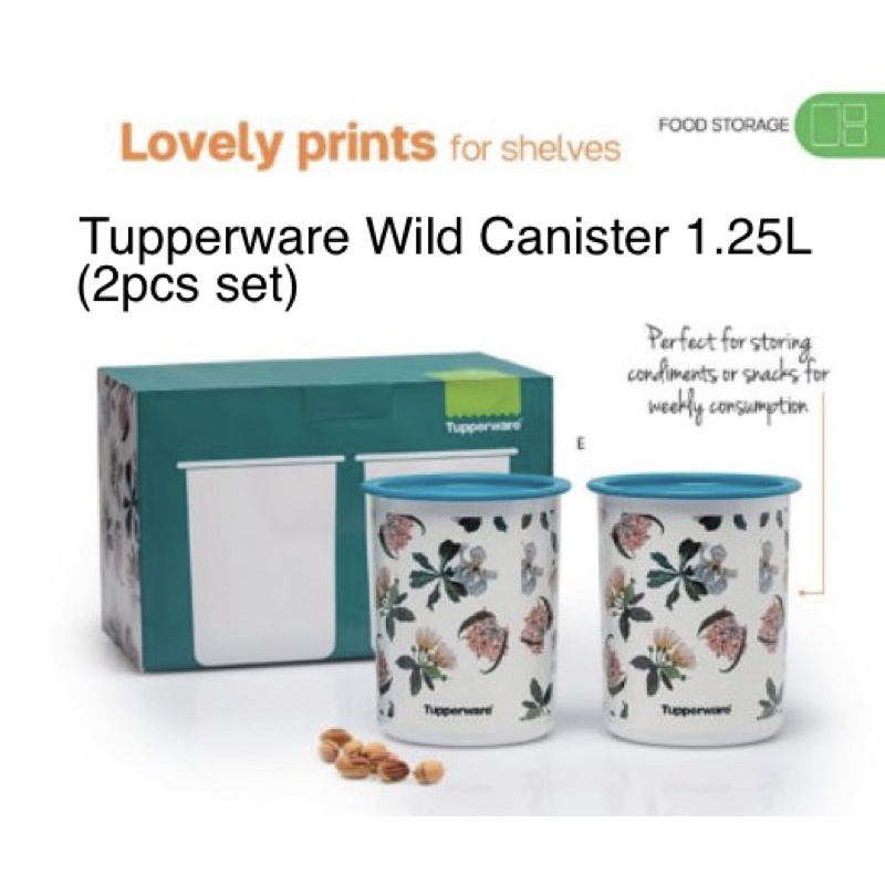 Tupperware Wild Canister 1 25L 2pcs Set Shopee Malaysia   Sg 11134201 22100 U3aiq34k2siv27