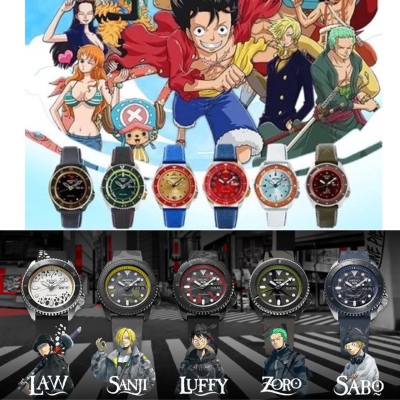 Seiko 5 One Piece Limited Edition Automatic Watch | Shopee Malaysia