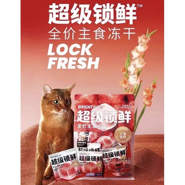 Bright布兰德 超级锁鲜 珍奇系列主食冻干 独立包装 10g*1 Rare Meat Complete Balanced Freeze Dried for cat individual packaging