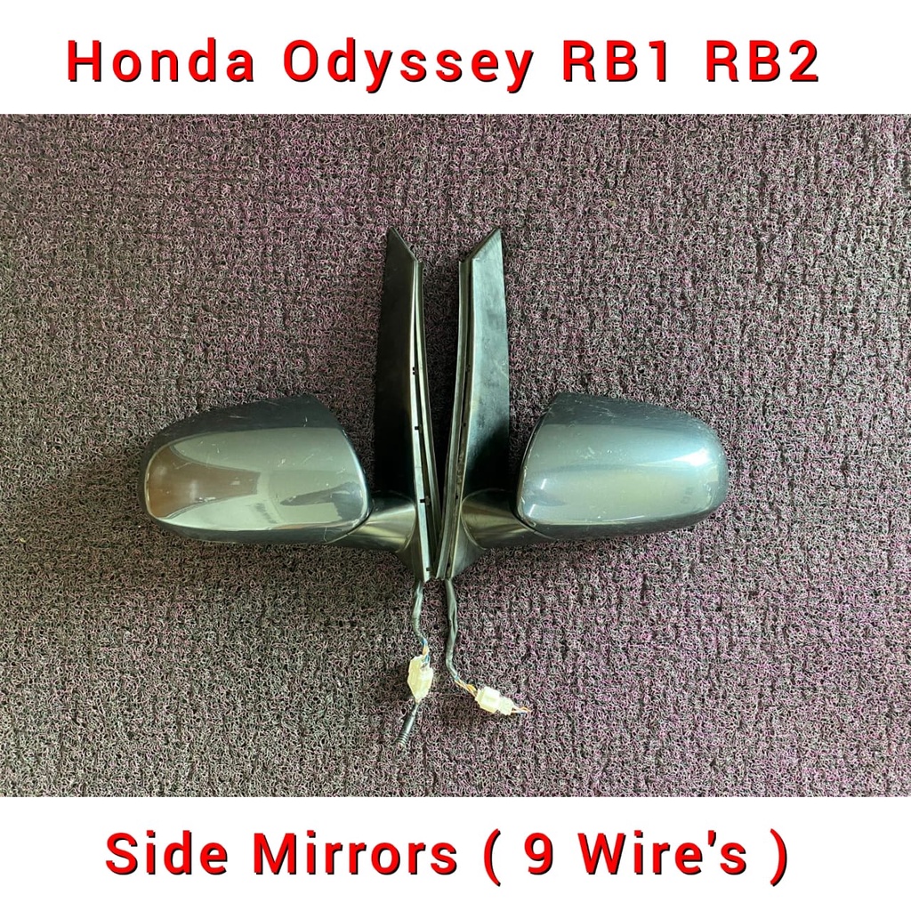 Honda Odyssey RB1 RB2 Auto Flip Side Mirror ( 9 Wires ) / Door Side Mirrors / Cermin Sisi Kereta