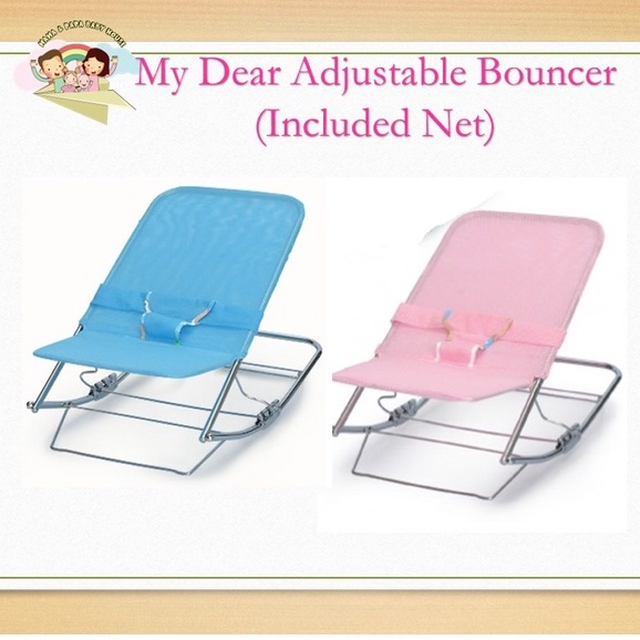 FK Sports Foldable Baby Bouncer, Adjustable Baby Bouncer Chair For