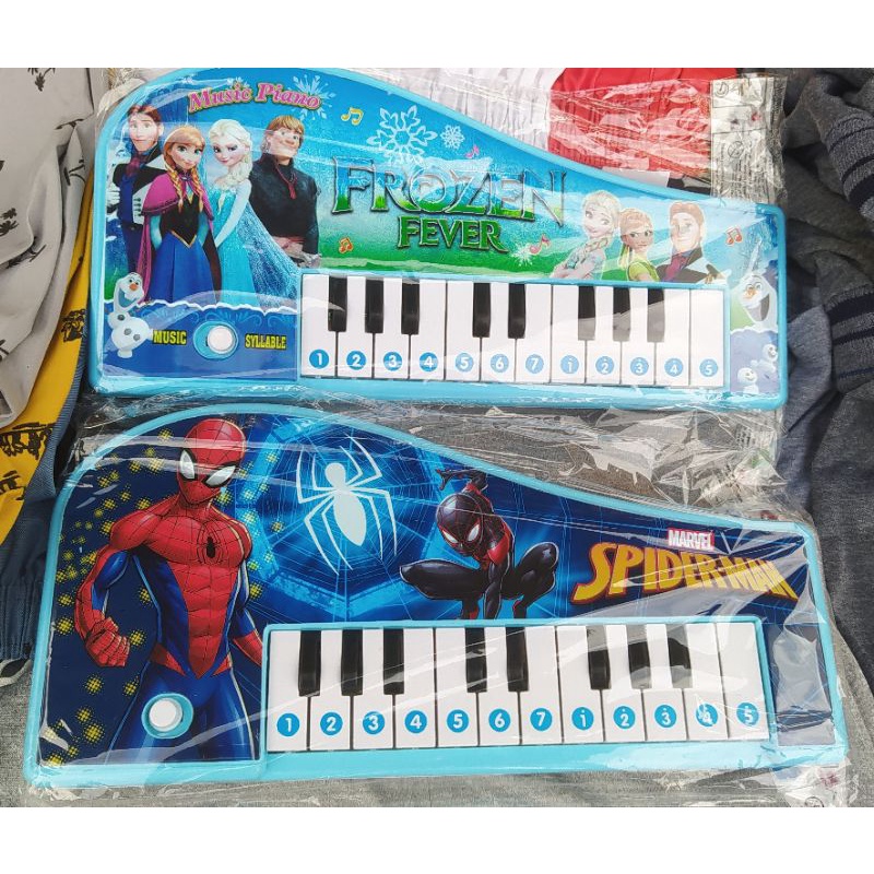 Music Piano Kids Funny Play Frozen Spiderman | Shopee Malaysia