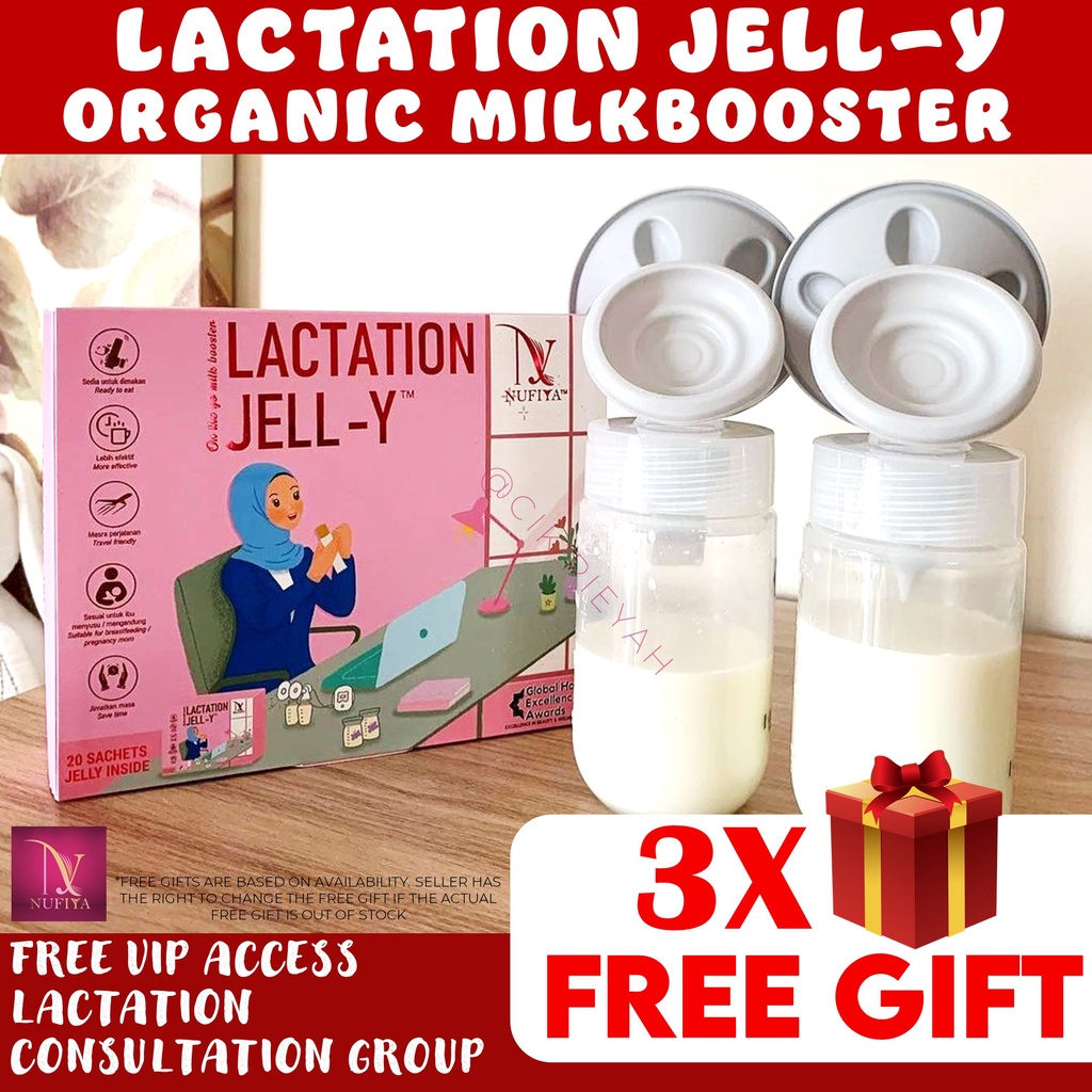 [nufiya] Lactation Jelly Milk Booster Tambah Susu Jell Y Buah Kering