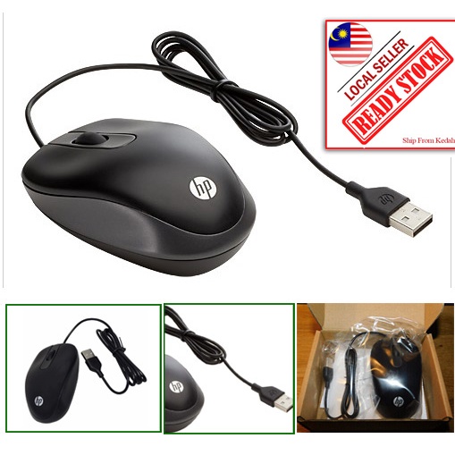 ORIGINAL HP MOHQUO USB Travel Mouse Mini Mice Genuine High Quality