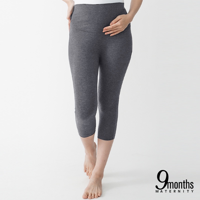 9months Maternity Full Panel Cropped Maternity Legging I Legging Mengandung I Maternity Pants I Seluar Mengandung