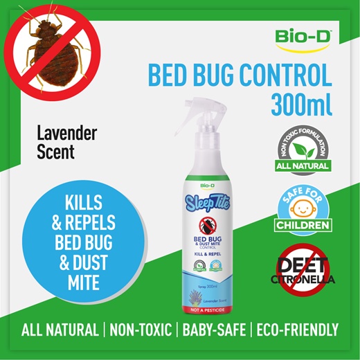 SleepTite Bed Bug & Dust Mite Control Spray 300ml | BIO-D | Shopee Malaysia