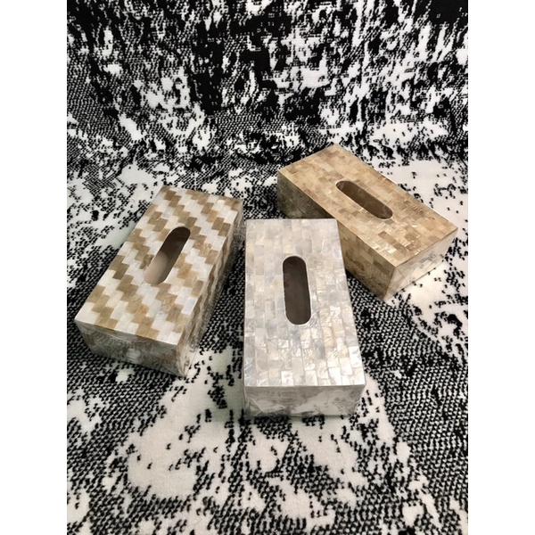 Tissuebox tissue box tissue box aesthetic Shell tissue box Brick motif
