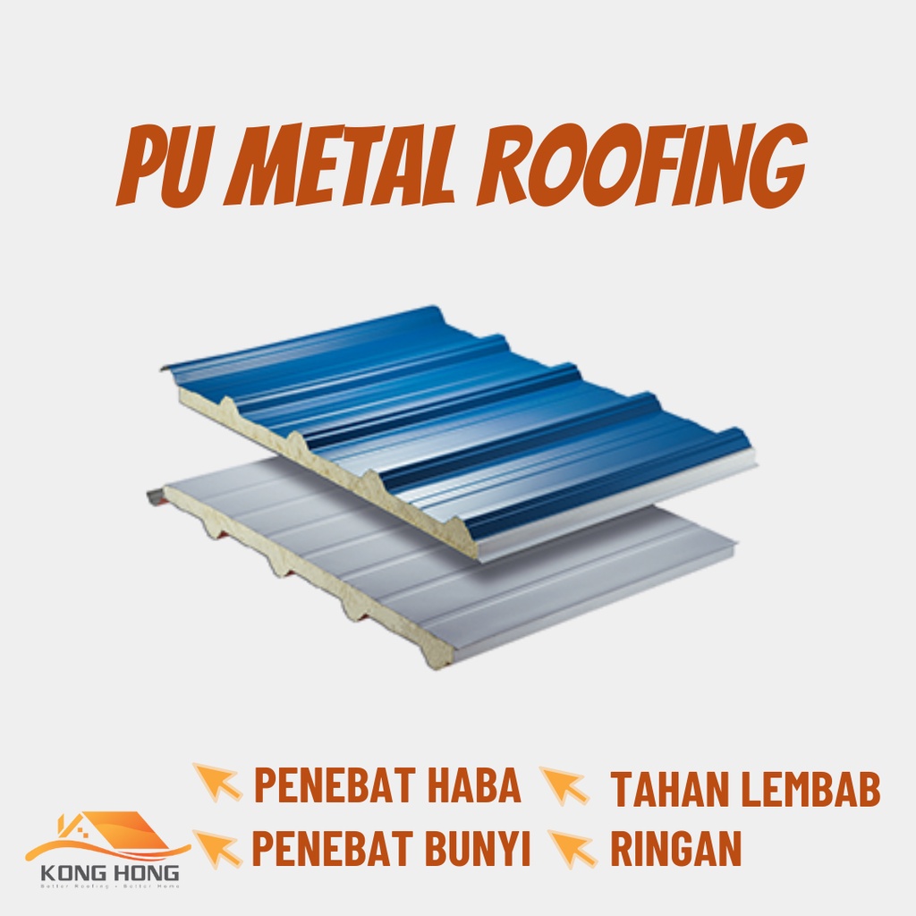 G35 G30 G28 G27 G26 KONG HONG PU METAL ROOFING ZINC/ ZINK KILANG/ ZINK