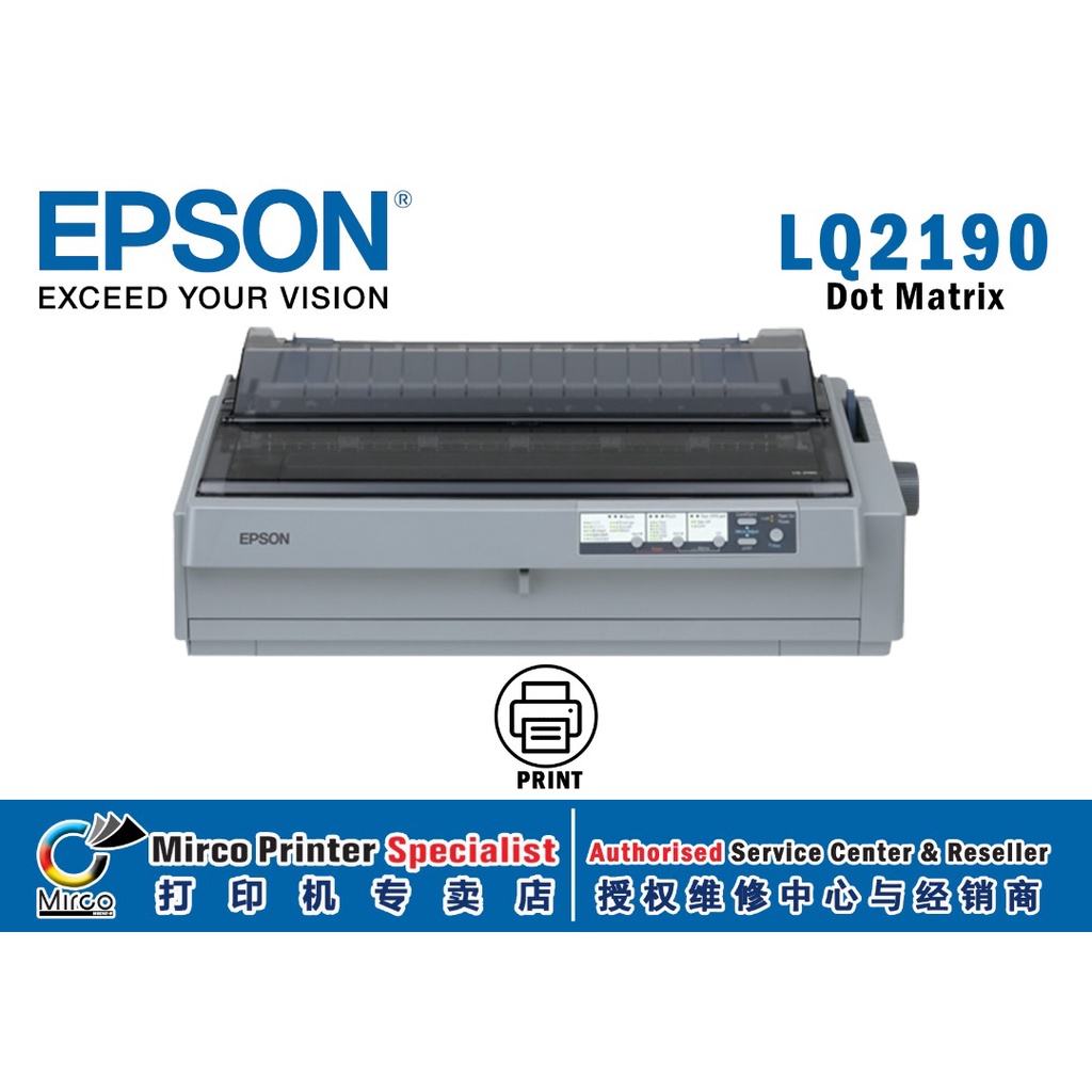 Epson LQ2190 Dot Matrix Printer Shopee Malaysia