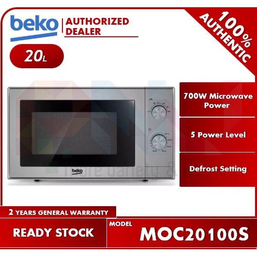 Beko 20L Microwave Oven MOC20100S (MOC 20100 S / MOC20100)