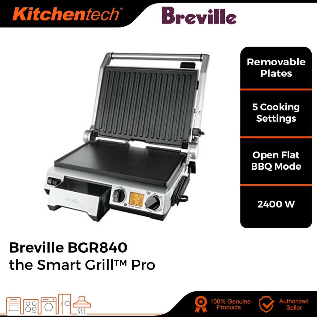 Breville Smart Grill Pro BGR840 Shopee Malaysia