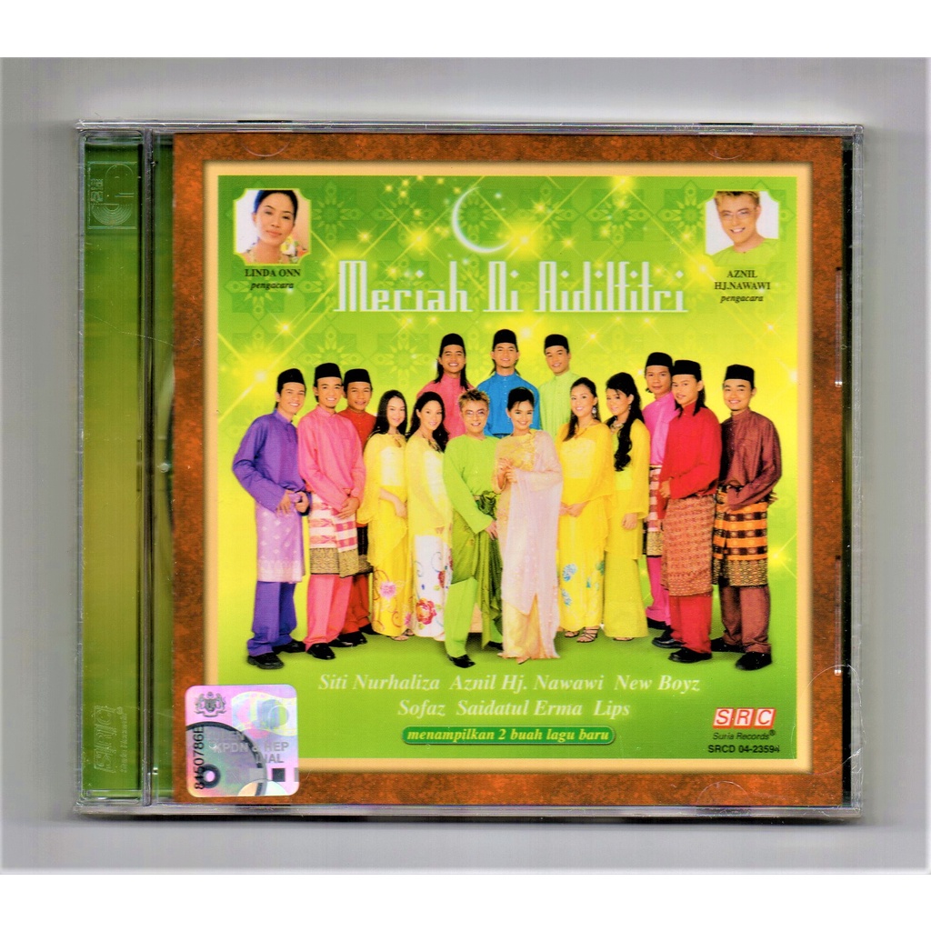 Meriah Di Aidilfitri ( Hari Raya CD )[ Siti Nurhaliza Aznil HJ.Nawawi New Boyz Noraniza Idris Liza Hanim Sofaz Aqasha ]