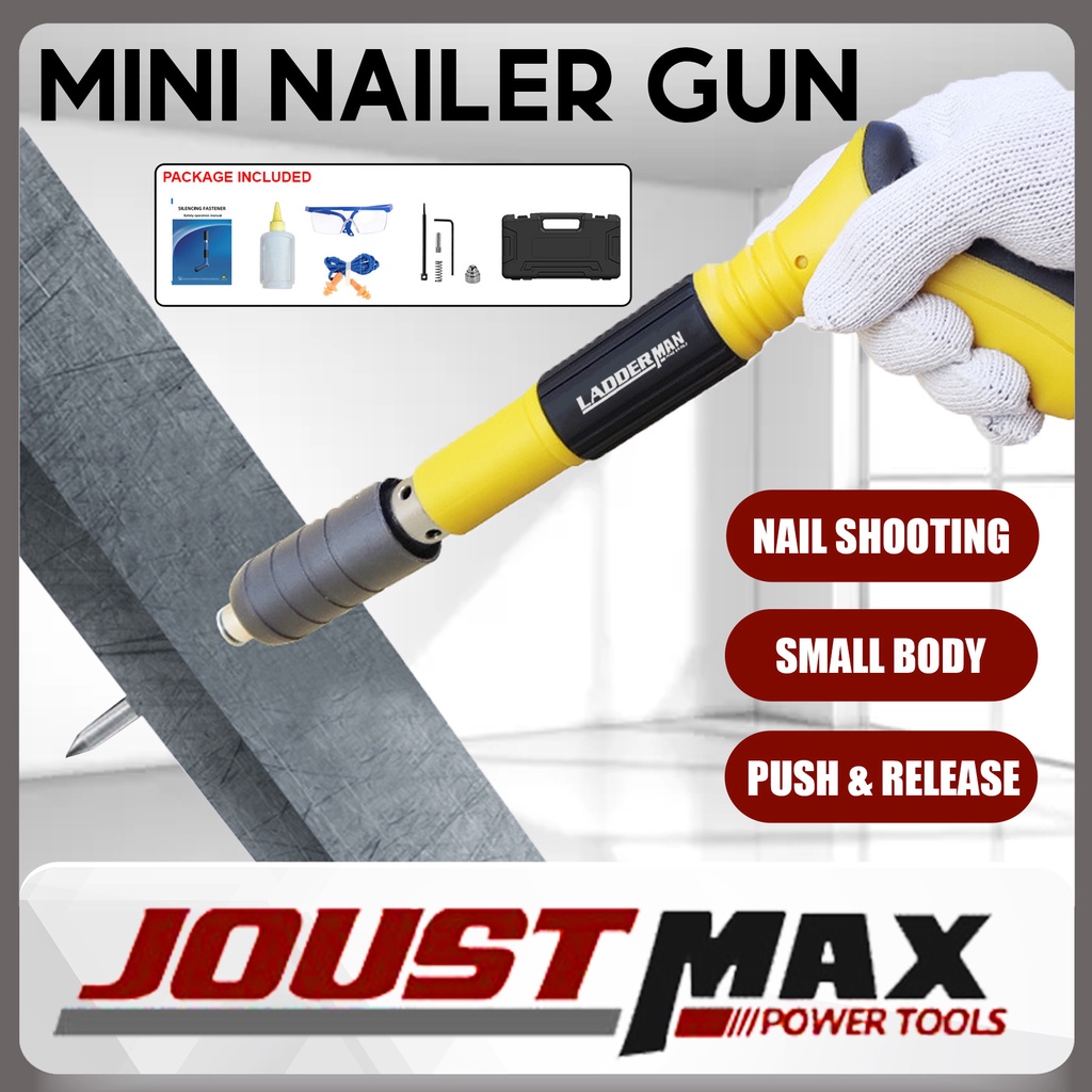 Raguso Manual Picture Frame Stapler Gun - HM515 Nail Gun For Furniture & Interior Decoration