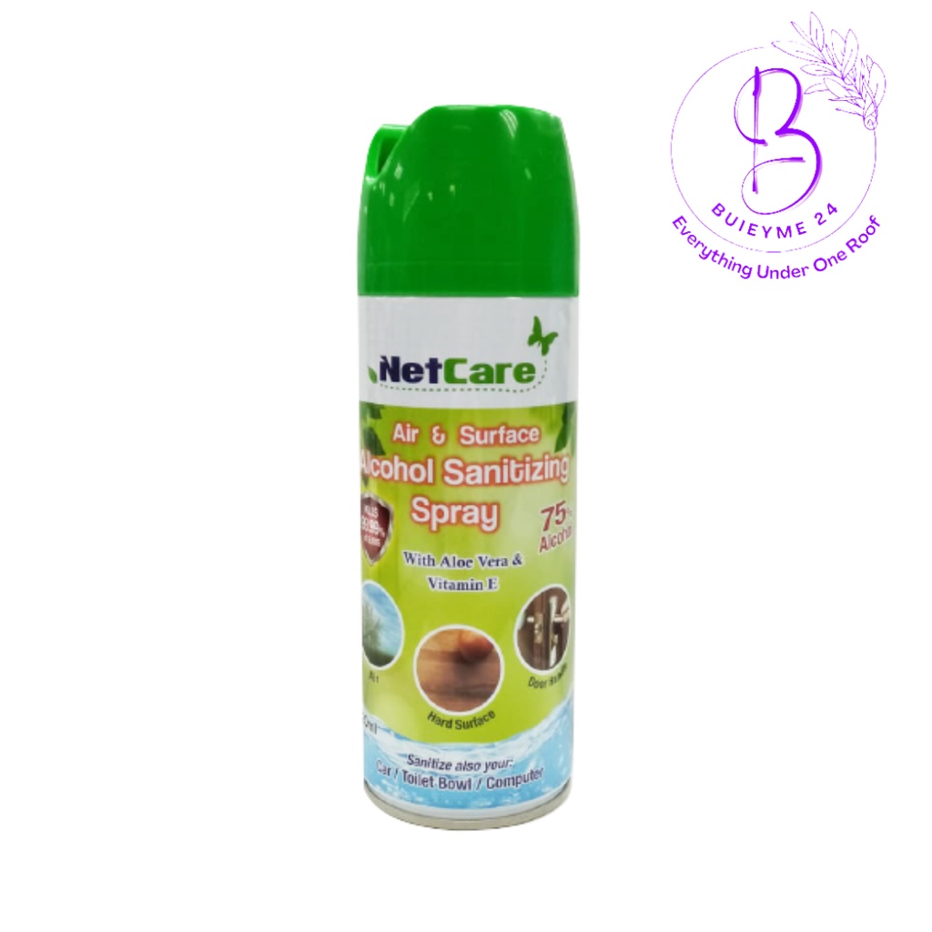 [READY STOCK] Netcare Air Surface Aerosol Alcohol Spray 420ml | Shopee ...