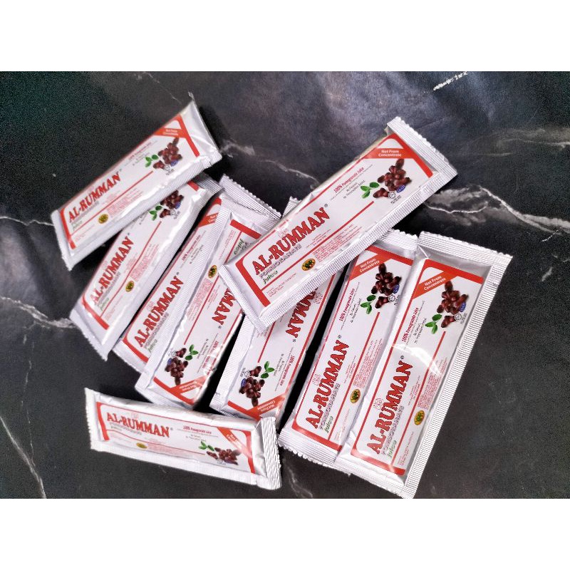 alrumman pomegranate juice sachet Shopee Malaysia