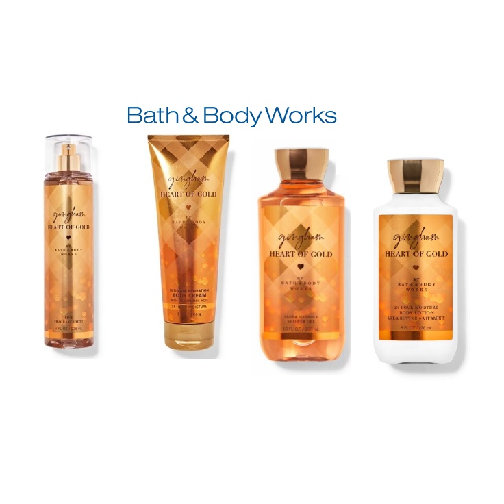 Bath & Body Works Gingham Pocketbac Hand Sanitizer / Gingham Heart Of