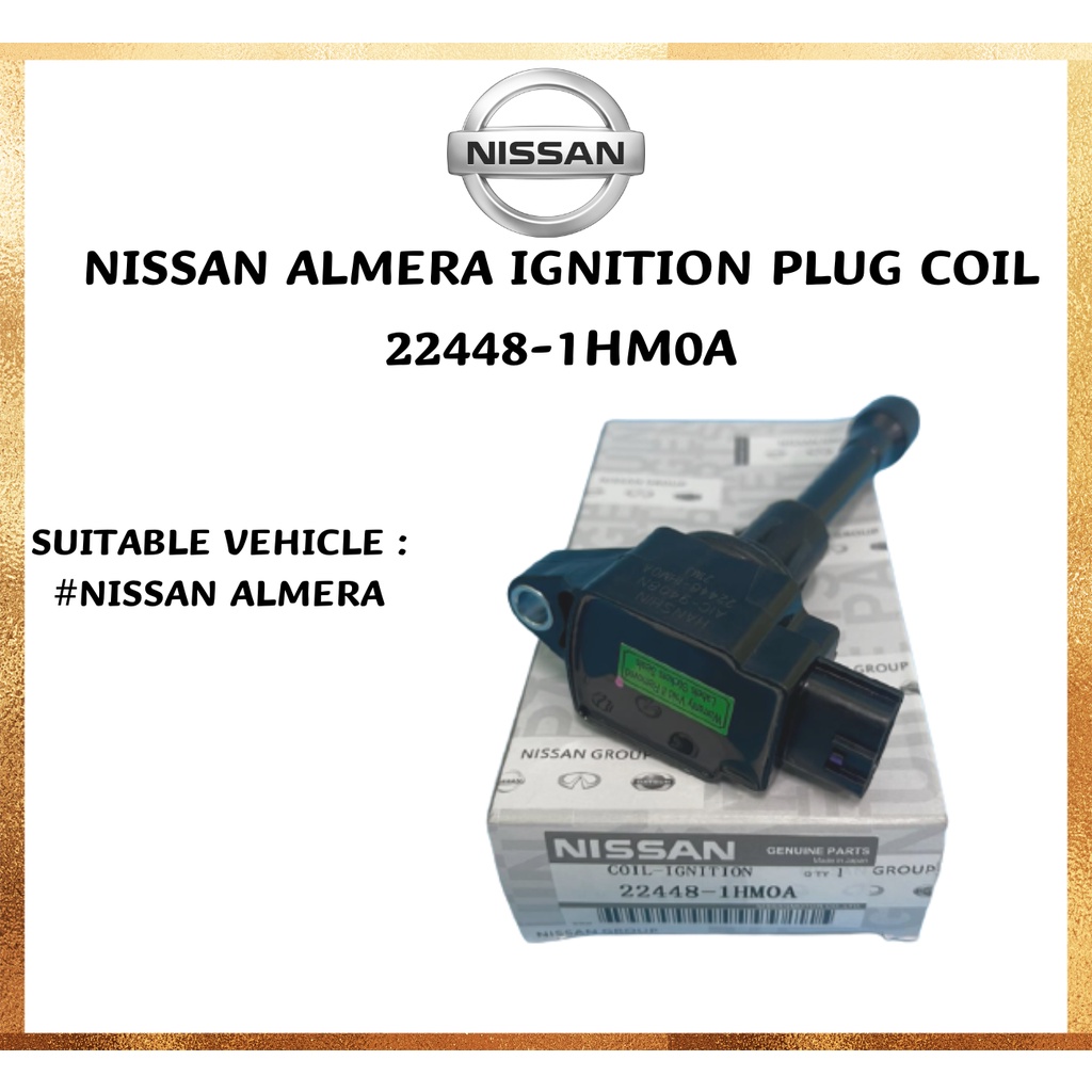 224481HM0A NISSAN ALMERA IGNITION PLUG COIL (2010>2019) Shopee Malaysia