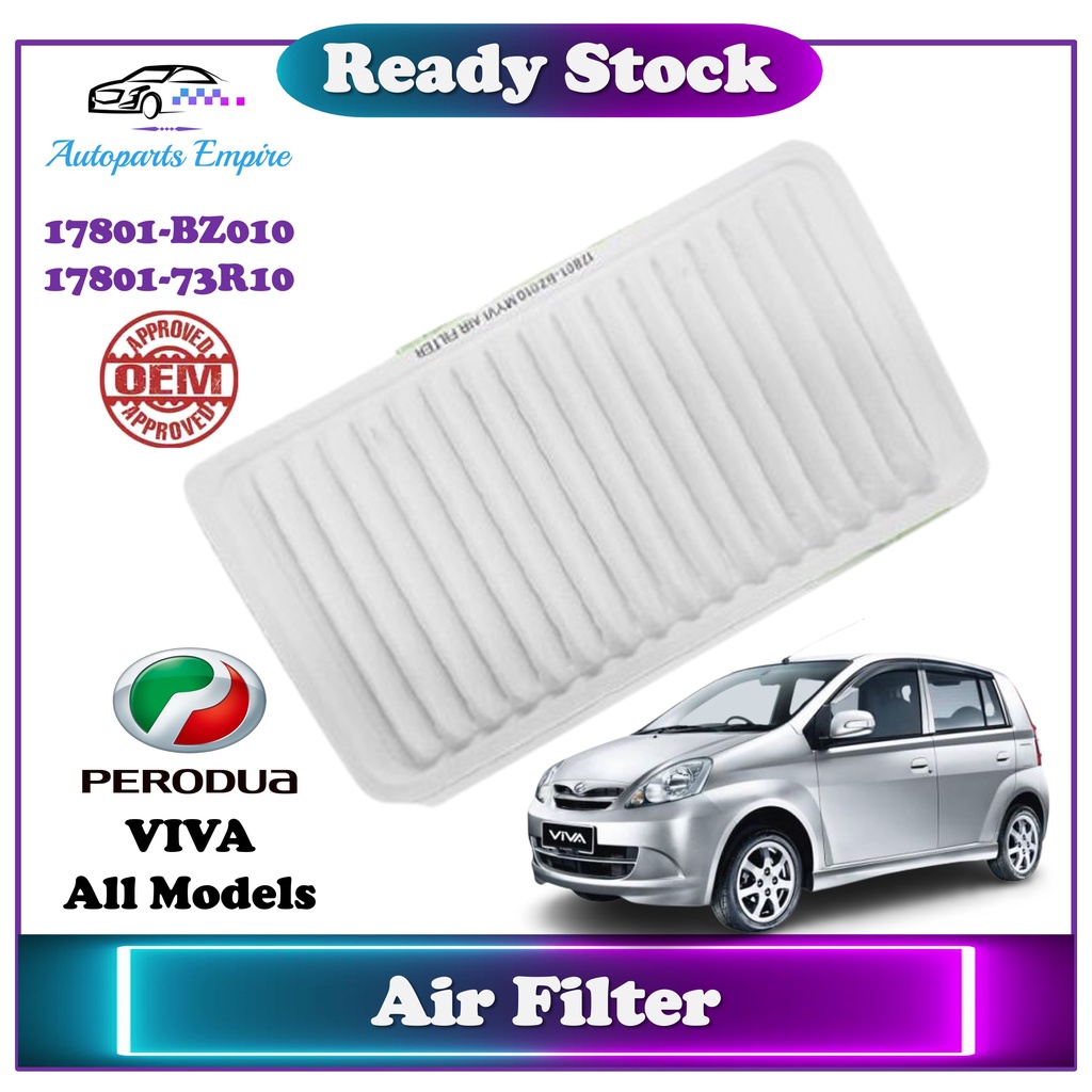 Perodua Viva / Elite 】 Air Filter / Engine Part ( 2007 2014 / OEM