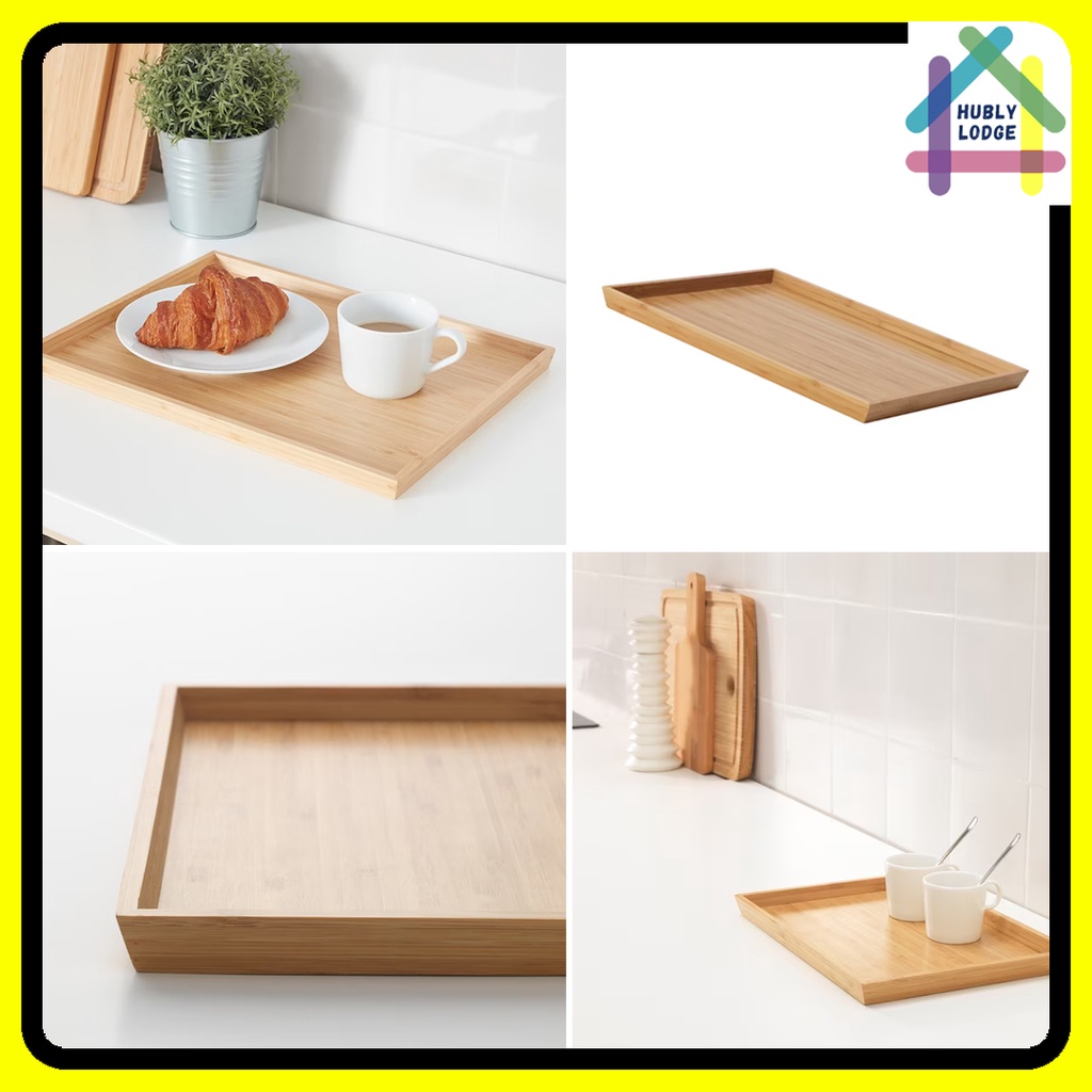 IKEA TRAY OSTBIT BAMBOO TRAY DULANG HIDANGAN IKEA SERVING TRAY CUP TRAY