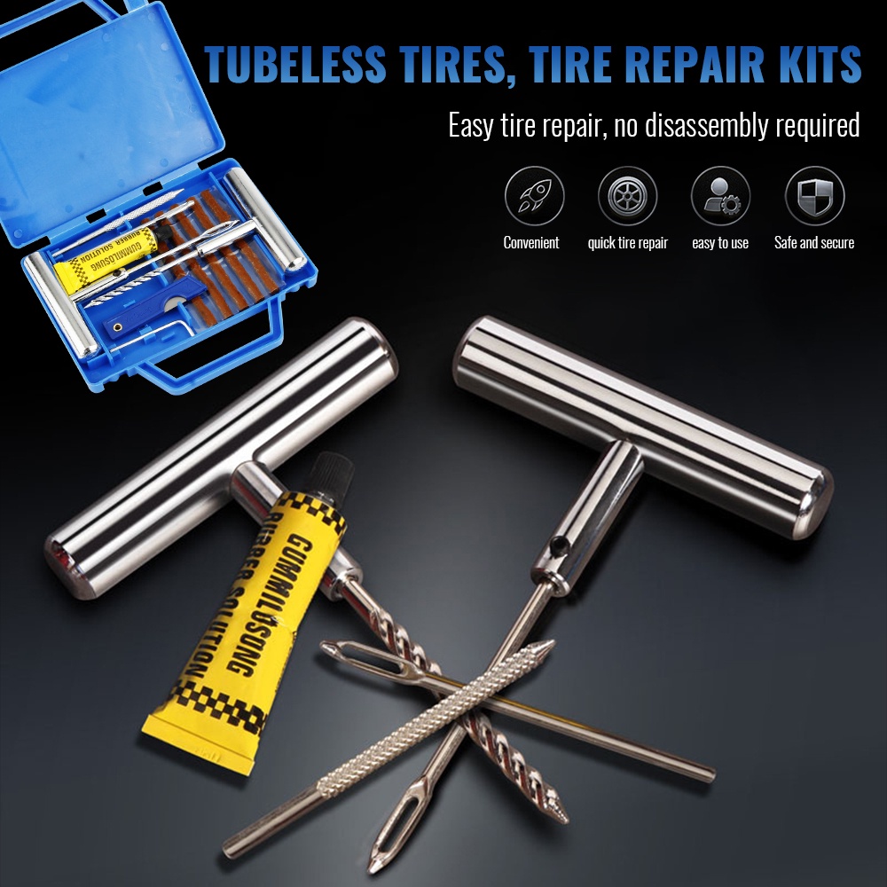 Tire Repair Tool Kit Automotive Automobile Car Tire Tyre Motorcycle Tire Puncture Repair Mini Tool Kit