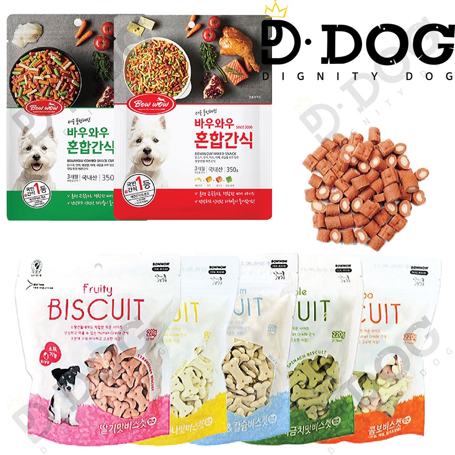 【 BOWWOW 】 Pet training Treats Pets Snack Dog Treats Chew for Dogs Biscuit Mixed Snacks