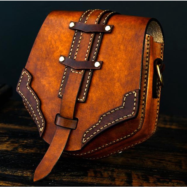 Leather pattern Old School Bag (A4 papers) Shopee Malaysia