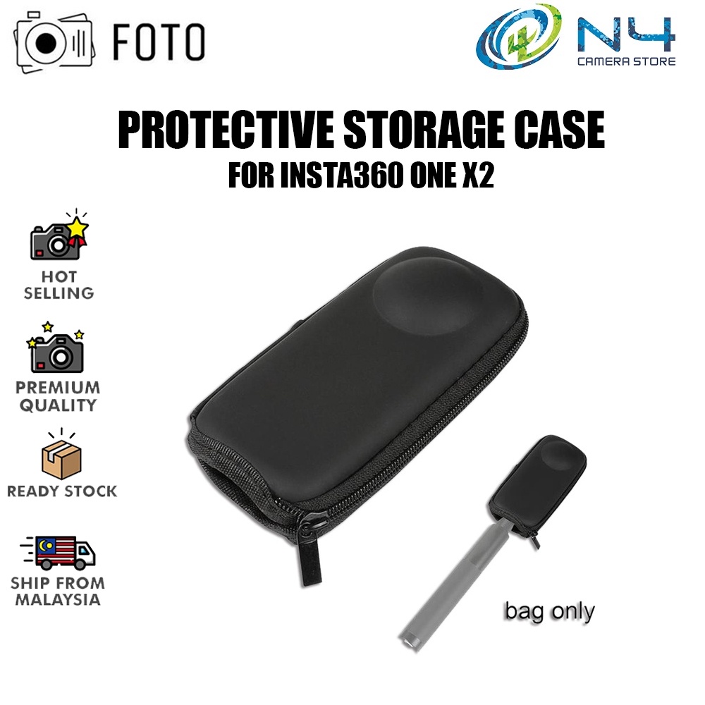 Mini Case for Insta360 X3 ONE X X2 PU Protective Storage Case Bag Box ...