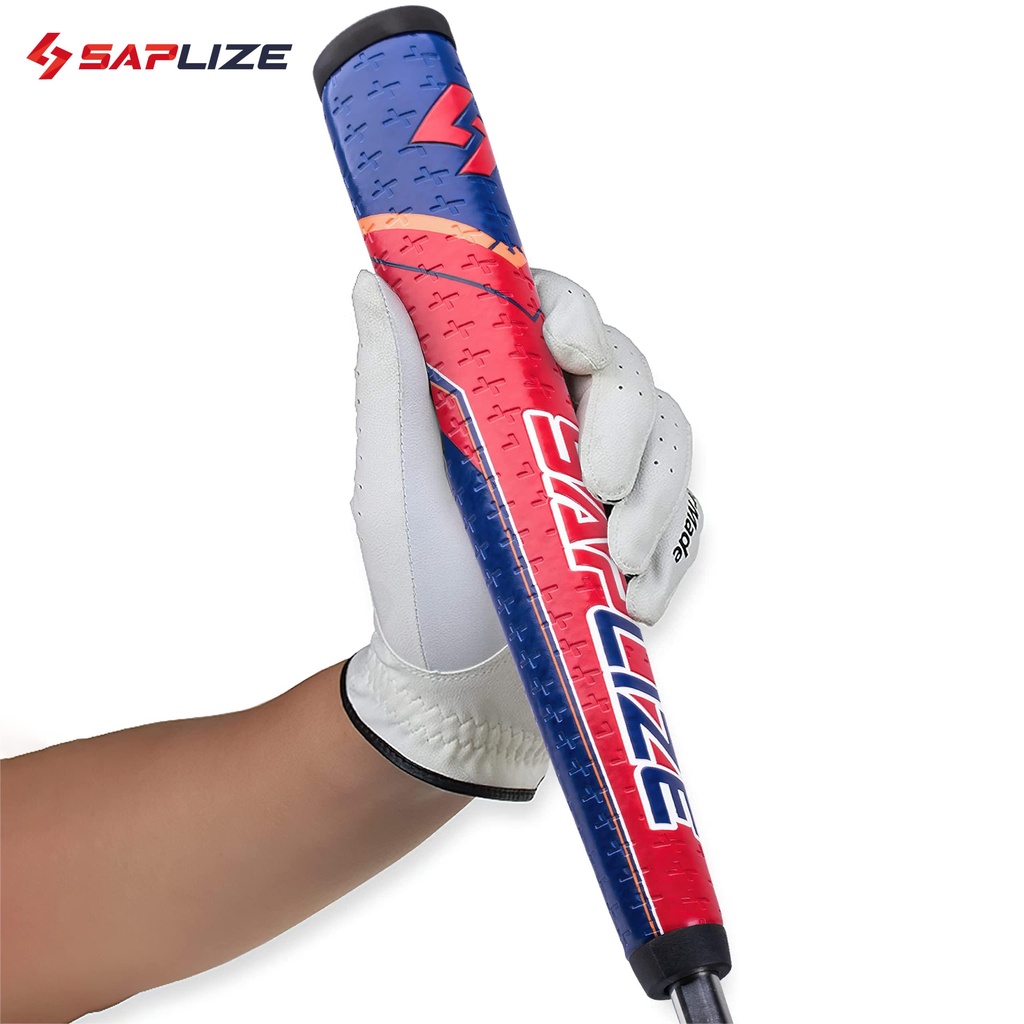 SAPLIZE Golf Putter Grip, Midsize, Lightweight Golf Grips, Pistol Shape Anti-Slip Pattern - Choose Between USA Flag Series, Excellent Push for Golfer