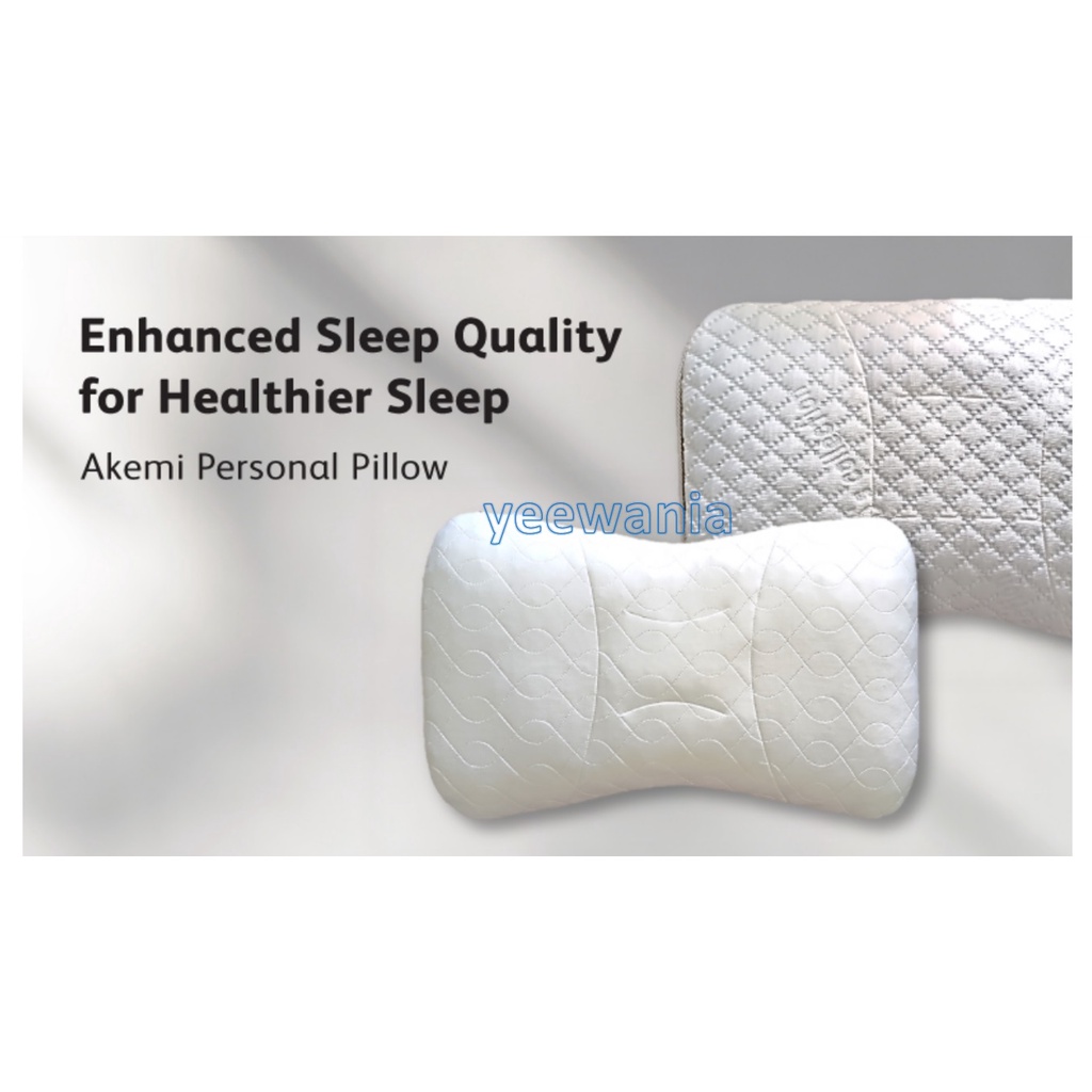 AKEMI Personal Pillow (Neck Support, Washable & Height adjustable