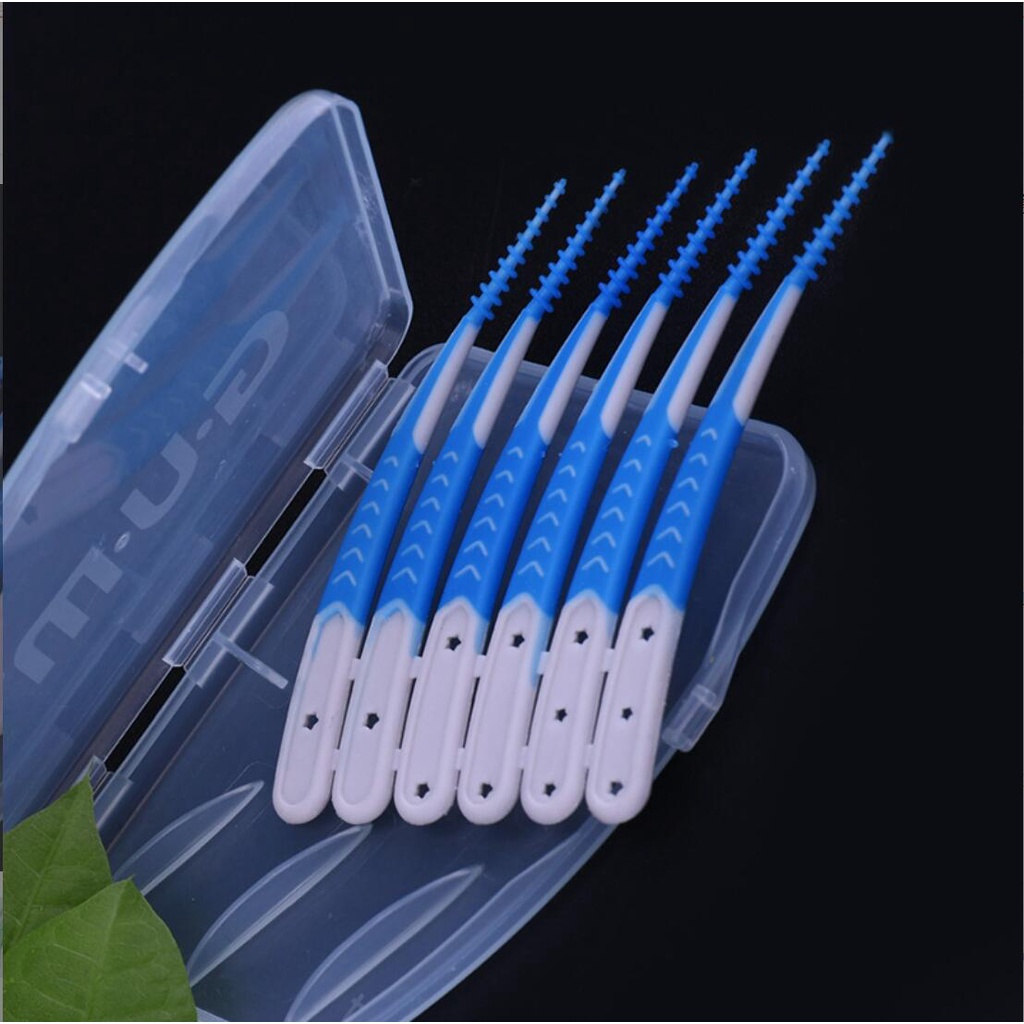 12 Pcs Interdental Brushes Dental Picks for Teeth Ultra Tight Bristles