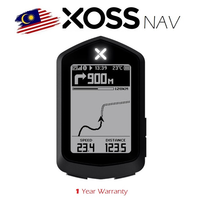 XOSS NAV 2022 Bicycle GPS Computer Map Navigation Meter 33 hours