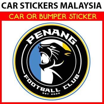 Car Sticker/Bumper Sticker/Motor Sticker  - Penang Pulau Pinang FC  EPM