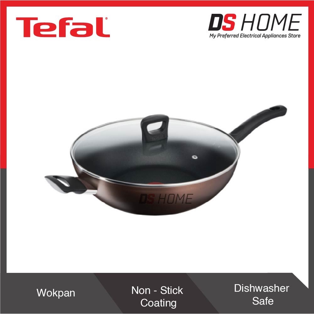 Tefal Cookware Day By Day Wokpan 32cm With Lid G14398 Shopee Malaysia