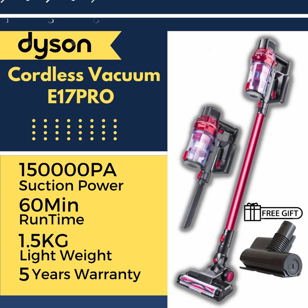 E17 Pro Vacuum Cleaner 2022 High Power Cordless Vacuum For Home Office