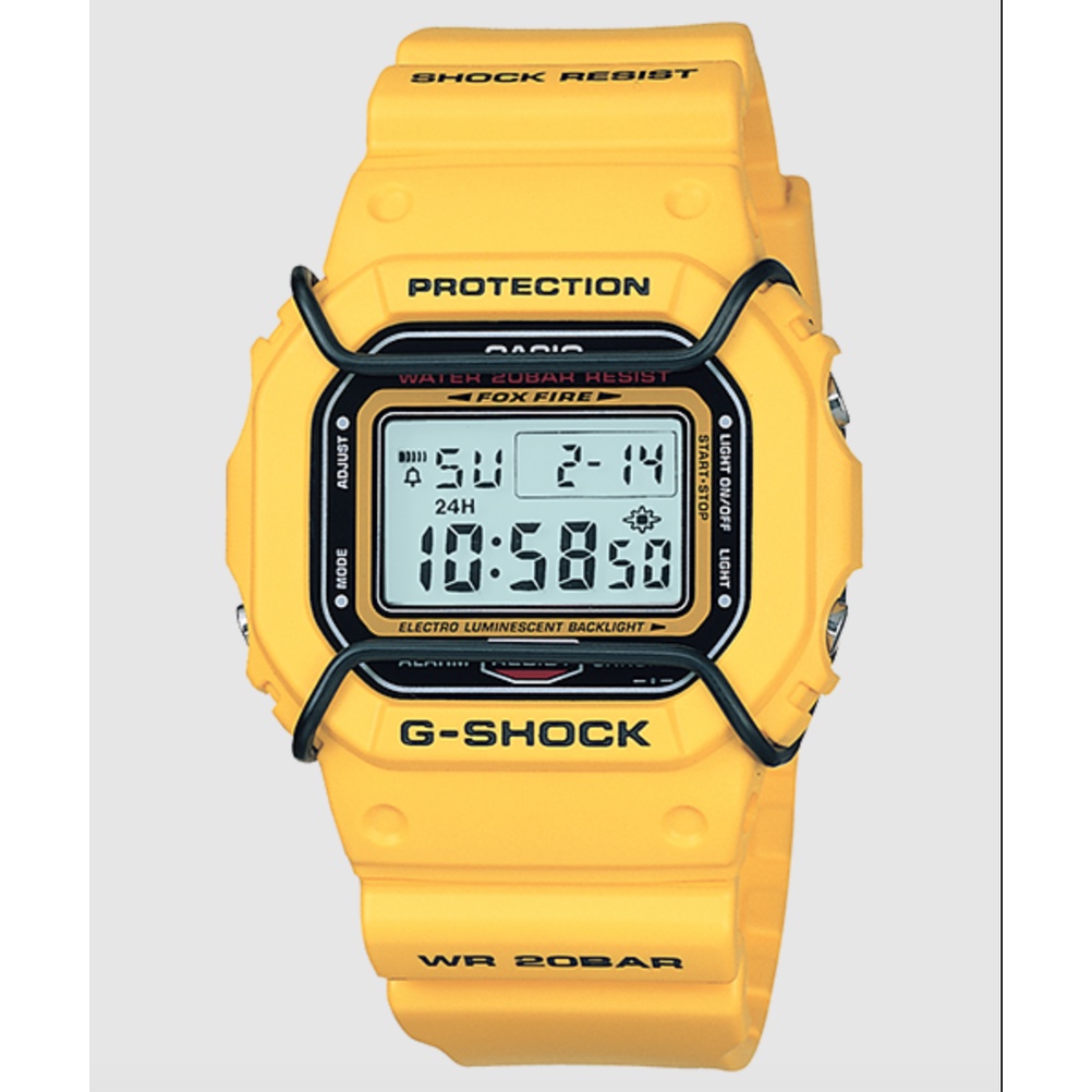 DW5600 G shock DW5600 Yellow Fox Fire G Shock Fox Fire Autolight ...