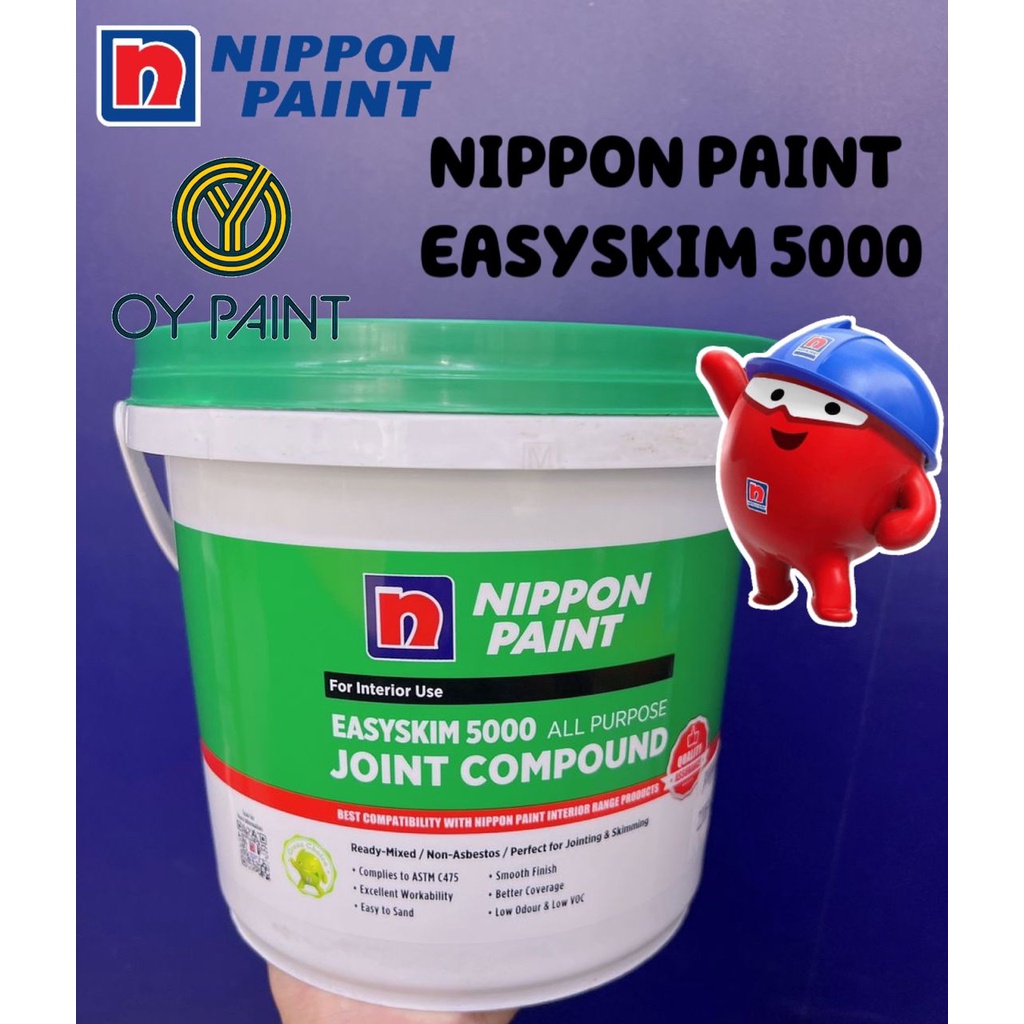 5 KG NIPPON PAINT EASYSKIM 5000 (SKIM COAT) Shopee Malaysia