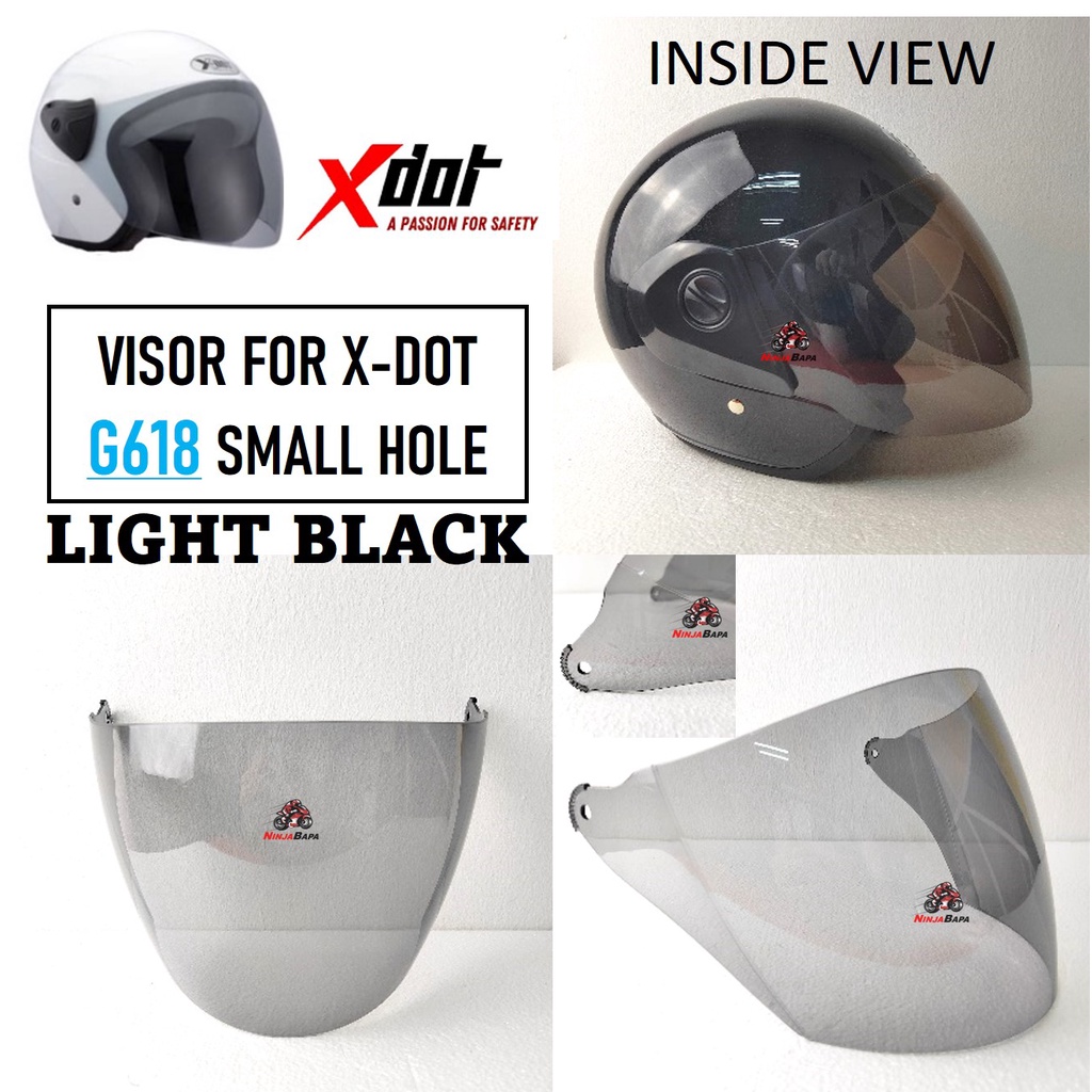 XDOT HELEMET Small Hole G618 Helmet Visor X Dot G 618 G618N LTD
