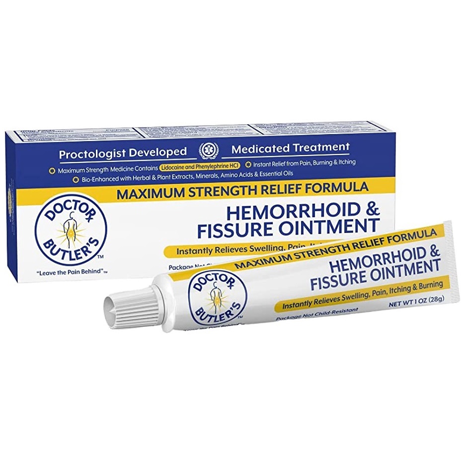 Doctor Butler's Hemorrhoid & Fissure Ointment FDA Approved Relief ...