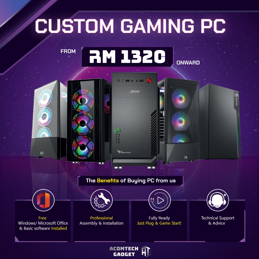 BUDGET CUSTOM GAMING DESKTOP PC/OFFICE DESKTOP PC BUILD(LOWER BUDGET