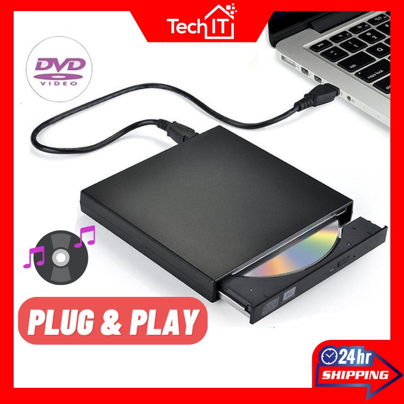 External CD DVD Drive USB Slim Portable External DVD Player Optical